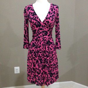 NWT Milly silk floral print long sleeve dress